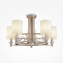 Obrázek pro produkt Lustr Vittoria 5x40W E14 krémová kov/látka designový - MAYTONI