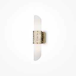 Obrázek pro produkt Nástěnné svítidlo Venera 2x40W bílá mosaz kov sklo designové - MAYTONI