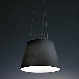 Obrázek pro produkt Difuzor saténová černá ø 520 mm Tolomeo Mega Suspension - ARTEMIDE