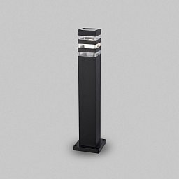 Obrázek pro produkt Venkovní sloupkové svítidlo Unter den Linden E27 60W IP54 černý hliník - MAYTONI