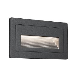 Venkovní vestavné svítidlo do zdi Long LED černá IP44 4W 230V teplá bílá 210x60mm - PAULMANN Obrázek pro produkt Venkovní vestavné svítidlo do zdi Long LED černá IP44 4W 230V teplá bílá 210x60mm - PAULMANN