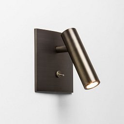 Vestavěné nástěnné svítidlo Enna Square Switched LED bronz 4,5W - ASTRO Lighting Obrázek pro produkt Vestavěné nástěnné svítidlo Enna Square Switched LED bronz 4,5W - ASTRO Lighting