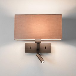 Obrázek pro produkt Nástěnné svítidlo pro čtení Park Lane Reader LED 60W E27 bez stínítka bronz - ASTRO Lighting