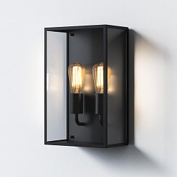Obrázek pro produkt Venkovní nástěnné svítidlo Messina Twin 2x12W E27 černá - ASTRO Lighting