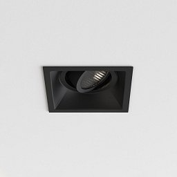 Obrázek pro produkt Downlight svítidlo Minima Slimline Square nastavitelné protipožární 6W GU10 černá - ASTRO Lighting