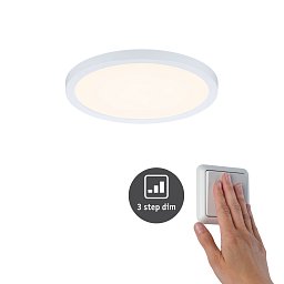 Obrázek pro produkt LED vestavné svítidlo Areo VariFit IP44 3-krokové-stmívatelné 175mm 13W 3.000K bílá - PAULMANN