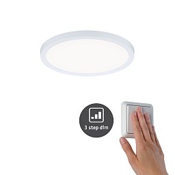 Obrázek pro produkt LED vestavné svítidlo Areo VariFit IP44 3-krokové-stmívatelné 175mm 13W 4.000K bílá - PAULMANN
