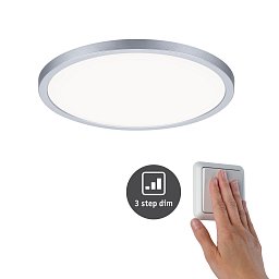 Obrázek pro produkt LED vestavné svítidlo Areo VariFit IP44 3-krokové-stmívatelné 230mm 16W 4.000K matný chrom - PAULMANN