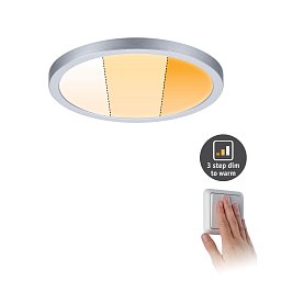 Obrázek pro produkt LED vestavné svítidlo Areo VariFit IP44 kruhové 175mm 13W matný chrom WarmDim 3-krokové-stmívatelné - PAULMANN