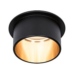 Zápustné svítidlo Gil 3StepDim 1x6,5W černé / zlaté IP44 2.700K 3-krokové-stmívatelné - PAULMANN Obrázek pro produkt Zápustné svítidlo Gil 3StepDim 1x6,5W černé / zlaté IP44 2.700K 3-krokové-stmívatelné - PAULMANN