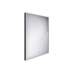 LED osvětlené zrcadlo 600x800 s dotykovým senzorem 2700-6000K černé - NIMCO Obrázek pro produkt LED osvětlené zrcadlo 600x800 s dotykovým senzorem 2700-6000K černé - NIMCO