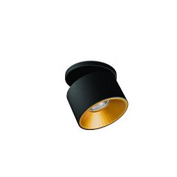 Obrázek pro produkt Zápustné svítidlo KLIMT M LED 10W Ø100 60º černá / zlatá 2700K 805lm PUSH stmívání - BPM (starý kód: 20135.RF.BK-G.D60.27K.PU)