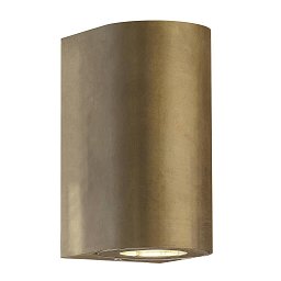 Obrázek pro produkt Venkovní nástěnné svítidlo Canto Maxi 2 2x28W GU10 mosaz čirá - NORDLUX