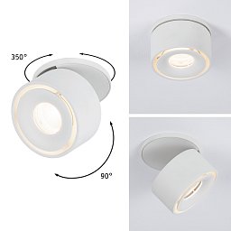 Obrázek pro produkt Vestavné svítidlo LED Spircle bílá mat 8,0W 3.000K 36° - PAULMANN