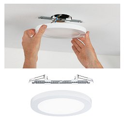 Obrázek pro produkt LED vestavné svítidlo Cover-it kruhové 225mm, 16,5W 4000K bílá mat Panel pro vestavnou i přisazenou montáž - PAULMANN