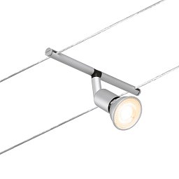 Lankový systém Salt matný chrom bez zdroje světla max. 10W GU5,3 DC 60VA - PAULMANN Obrázek pro produkt Lankový systém Salt matný chrom bez zdroje světla max. 10W GU5,3 DC 60VA - PAULMANN