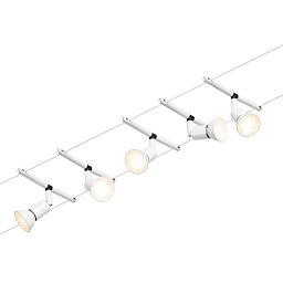 Lankový systém Salt matný chrom bez zdroje světla max. 10W GU5,3 DC 60VA - PAULMANN Obrázek pro produkt Lankový systém Salt matný chrom bez zdroje světla max. 10W GU5,3 DC 60VA - PAULMANN