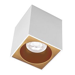 Obrázek pro produkt ESSENZA přisazené svítidlo SQ GU10 bílá/zlatá 80mm - CENTURY