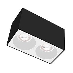 Obrázek pro produkt ESSENZA přisazené svítidlo SQ pro 2 GU10 černá/bílá - CENTURY