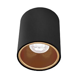 Obrázek pro produkt ESSENZA přisazené svítidlo GU10 černá/zlatá 96mm - CENTURY