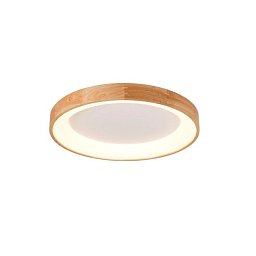 Obrázek pro produkt LED Stropní přisazené svítidlo Azzardo Silvam 65 Top AZ2698 50W 3250lm 3000K IP20 65cm přírodní dřevo/bílá - AZZARDO