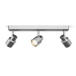 Obrázek pro produkt VALTO III přisazená chrom 230V GU10 LED 3x5W IP44 - RED - DESIGN RENDL