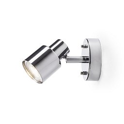 Obrázek pro produkt VALTO I nástěnná chrom 230V GU10 LED 5W IP44 - RED - DESIGN RENDL