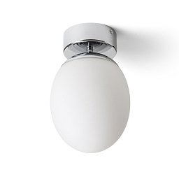 Obrázek pro produkt MERINGUE 16 stropní opálové sklo/chrom 230V E27 15W IP44 - RED - DESIGN RENDL