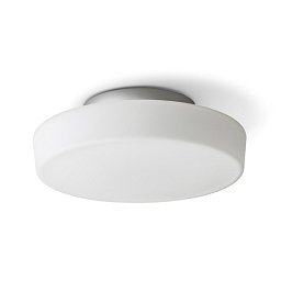 Obrázek pro produkt ZARA LED 26 stropní opálové sklo/chrom 230V LED 12W IP44 3000K - RED - DESIGN RENDL