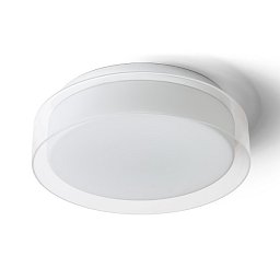 Obrázek pro produkt VENICE LED 30 stropní čiré sklo/opálové sklo/chrom 230V LED 12W IP44 3000K - RED - DESIGN RENDL