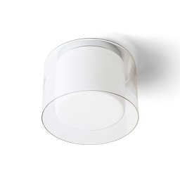 Obrázek pro produkt VENICE 23 stropní čiré sklo/opálové sklo/chrom 230V E27 20W IP44 - RED - DESIGN RENDL