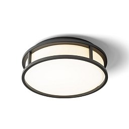 Obrázek pro produkt GRANDE LED 25 stropní opálové sklo/černá 230V LED 12W IP44 3000K - RED - DESIGN RENDL