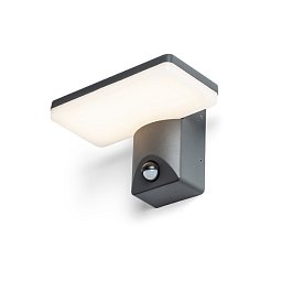 Obrázek pro produkt RINA PIR nástěnná antracitová 230V LED 12W IP65 3000K - RED - DESIGN RENDL