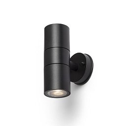 Obrázek pro produkt SORANO II nástěnná černá plast 230V LED GU10 2x8W IP44 - RED - DESIGN RENDL