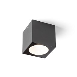 Obrázek pro produkt SENZA SQ stropní antracitová čiré sklo 230V LED 6W IP65 3000K - RED - DESIGN RENDL