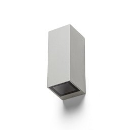 Obrázek pro produkt DESMOND II nástěnná stříbrnošedá 230V GU10 2x35W IP44 - RED - DESIGN RENDL