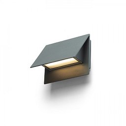 Obrázek pro produkt GERI nástěnná antracitová 230V LED 5W IP54 3000K - RED - DESIGN RENDL