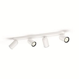 Obrázek pro produkt Bodové svítidlo Philips Pongee 50584/31/PN bílé 4x max.10W - PHILIPS (915005531401)