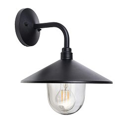 Obrázek pro produkt Deko-Light nástěnné přisazené svítidlo Shaula 220-240V AC/50-60Hz E27 1x max. 60,00 W 286 černá