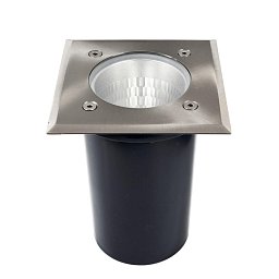 Obrázek pro produkt Deko-Light zemní svítidlo Phakt hranaté 220V E27 9W stříbrné