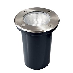 Obrázek pro produkt Deko-Light zemní svítidlo Phakt kulaté 220V E27 9W stříbrná