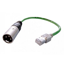 Adaptér z kabelu CAT5 na XLR MALE černý - LIGHT IMPRESSIONS Obrázek pro produkt Adaptér z kabelu CAT5 na XLR MALE černý - LIGHT IMPRESSIONS