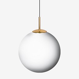 Obrázek pro produkt Závěsné svítidlo POLARIS ZK 1x60(46)W E27 sklo chrom opál ZK.11.200.80 - LUCIS