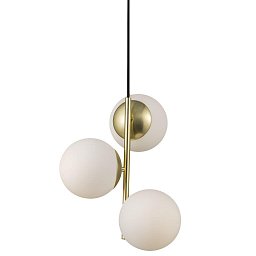 Obrázek pro produkt Závěsné svítidlo Lilly 3x40W E14 mosaz opál - NORDLUX