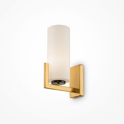 Obrázek pro produkt Nástěnné svítidlo Fortano E27 40W bílá mosaz kov sklo - MAYTONI
