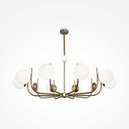 Obrázek pro produkt Závěsné svítidlo Rendez-vous 10xE14 400W bílá mosaz kov sklo  - MAYTONI