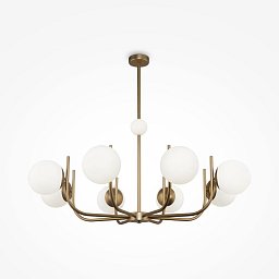 Obrázek pro produkt Závěsné svítidlo Rendez-vous 8xE14 320W bílá mosaz kov sklo - MAYTONI