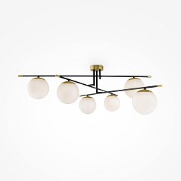 Obrázek pro produkt Stropní svítidlo Nostalgia 6x40W bílá/zlatá sklo design - MAYTONI
