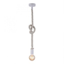 Obrázek pro produkt DIY Závěsné svítidlo - lano, námořnický design s uzlem - LEUCHTEN DIREKT / JUST LIGHT