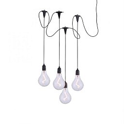 Obrázek pro produkt ENNI LED závěsné svítidlo, černá, ochrana proti stříkající vodě, moderní, časovač 3000K - LEUCHTEN DIREKT / JUST LIGHT
